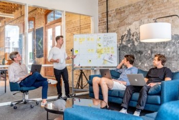 Doing research and consulting mentors.